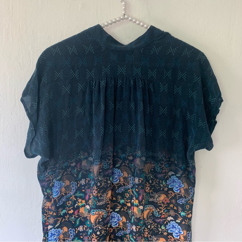 Anthropologie Tanvi Kedia Tansey Silk Tunic Dress - Picture 11 of 14